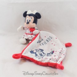 Doudou mouchoir Minnie DISNEY Perfect Friends Simba Toys rouge blanc 32 cm