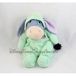 Stuffed donkey Eeyore DISNEY NICOTOY green pajamas 