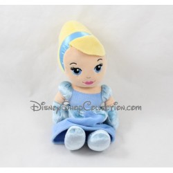 Puppe Plüsch Aschenputtel DISNEY NICOTOY Blaues Kleid Cinderella 22 cm
