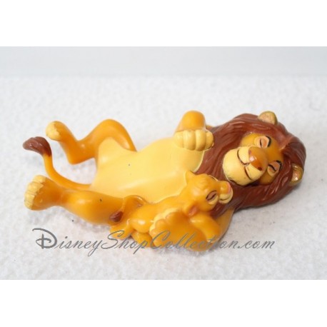 Figurine Mufasa et Simba DISNEY Le roi lion pvc 10 cm