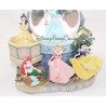 Snow globe musical Princesse DISNEY Cendrillon, Belle, Ariel, Aurore, Blanche Neige chateau boule à neige 24 cm