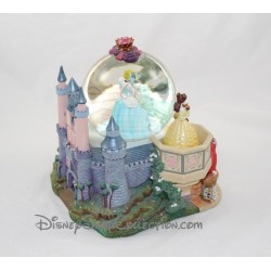 Snow globe musikalische Prinzessin DISNEY Cinderella, Belle, Ariel, Aurora, Blanche Neige Burg Kugel Schnee 24 cm