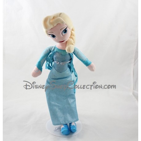 Poupée peluche Elsa DISNEY STORE La Reine des Neiges Frozen 37 cm 