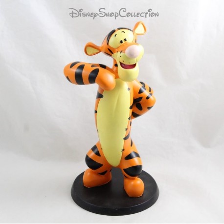 Figura in resina di Tigro DISNEY su supporto nero Figura in resina di Tigro DISNEY su supporto nero