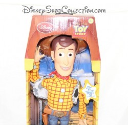 DISNEY STORE Toy Story Pixar Woody talking doll speaks English 36 cm