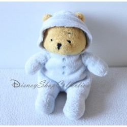 Peluche Winnie the Pooh DISNEY mono pijama azul 17 cm NICOTOY