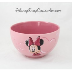 Minnie bowl DISNEYLAND PARIS pink ceramic heart 16 cm