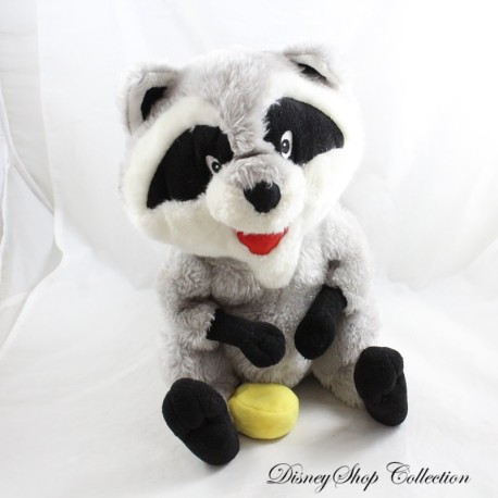 Meeko DISNEYLAND PARIS Pocahontas Raccoon Plush with Biscuit 36 cm Meeko DISNEYLAND PARIS Pocahontas Raccoon Plush with Biscuit 36 cm
