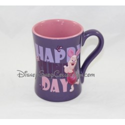 Mug in relief Porcinet DISNEY STORE Happy Sunny Day ceramic cup 3D 13 cm