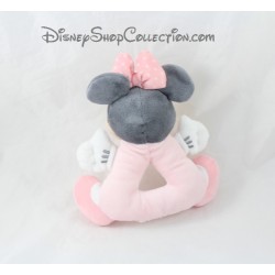 Mouse Rattle Minnie DISNEY STORE baby pink diaper bell triangle 19 cm