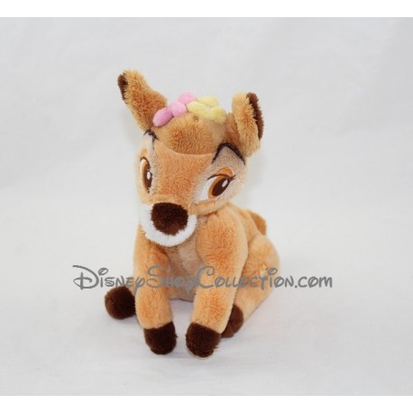 Bambi DISNEY STORE soft toy flowers on the head 17 cm