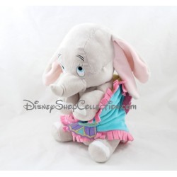 Peluche éléphant DISNEYLAND PARIS Dumbo couverture bébé Disney 27 cm