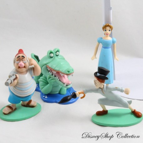 Set Peter Pan DISNEY Figuren 4er Set Mr Mouche Wendy Tic Tac und John PVC 9 cm Set Peter Pan DISNEY Figuren 4er Set Mr Mouche Wendy Tic Tac und John PVC 9 cm