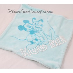 Mickey DISNEY CARREFOUR flat comforter Hug Me square blue sky 4 knots