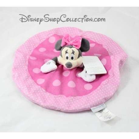 Útil ciervo Nombre provisional Doudou plato Minnie DISNEY STORE ronda guisante rosa Disney bebé 30 cm-...