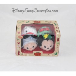 Tsum Tsum Mickey and Minnie Plush DISNEY STORE Christmas Plush Set