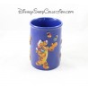 Mug en relief Tigrou DISNEY STORE tasse bleu Noël en céramique 3D