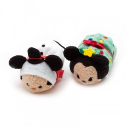 Tutti i mini peluche Tsum Tsum Mickey e Minnie DISNEY STORE Natale 