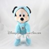 Peluche Mickey NICOTOY Disney grenouillére pyjama bleu 30 cm