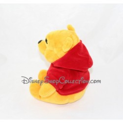 Winnie the Pooh DISNEYLAND PARIS Lovable Plush Red Disney Hoodie 18 cm