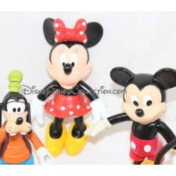 Lot de 5 figurines articulées Mickey et ses amis DISNEY Minnie Donald Dingo et Pluto