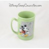 Mug embossed Mickey DISNEY STORE ceramic 13 cm green Cup