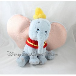 Peluche elefante Dumbo DISNEYLAND PARIS collo rosso cappello Disney 32 cm giallo