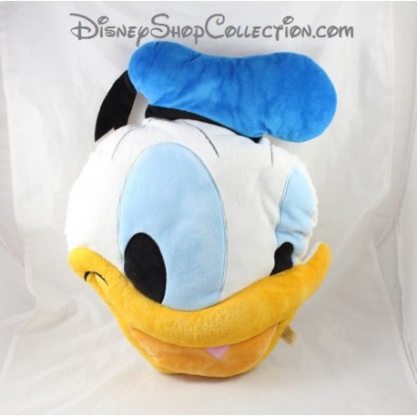 Duck head cushion Donald DISNEY STORE big face cushion 45 cm - Disneys