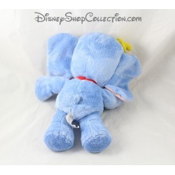 Peluche Dumbo NICOTOY Disney bébé bleu chapeau jaune 30 cm