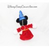 Porte clés peluche Mickey DISNEYLAND PARIS magicien Fantasia chapeau 22 cm