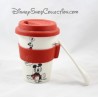 Travel mug Mickey DISNEYLAND PARIS ceramic lid silicone spoon 12 cm