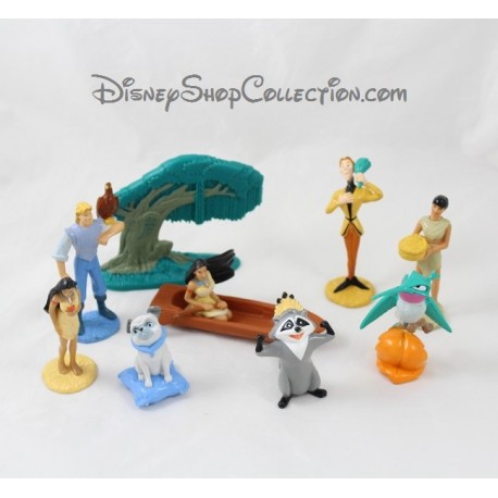Lot of 9 figurines Pocahontas PANINI Disney 