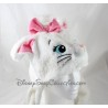 Bonnet Marie chat DISNEYLAND PARIS Les Aristochats oreilles articulées blanc rose Disney
