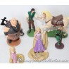 Rapunzel DISNEY STORE figurine sacco di 7 figurine playet 