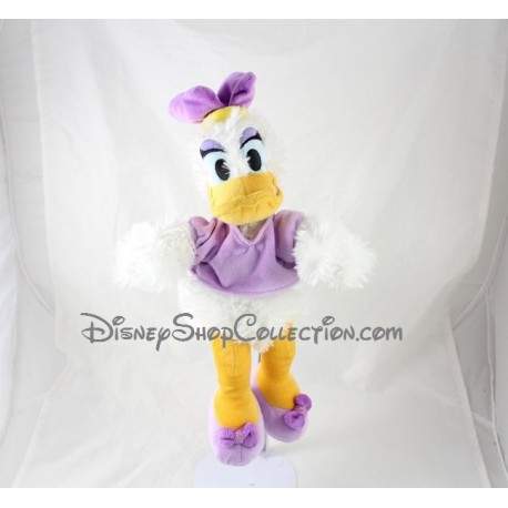 Peluche Daisy DISNEY STORE violette 34 cm