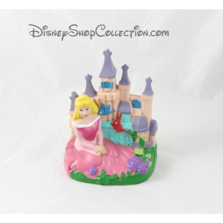 Piggy bank princess Aurore DISNEY The Sleeping Beauty castle plastic PVC 17 cm