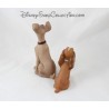 Figurine pouet Clochard et Lady FRISKIES La belle et le clochard jouet pour chien 