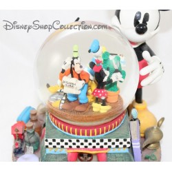 Snow globe musical automate lumineux DISNEY 100 Years of Magic Mickey et ses amis 22 cm
