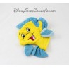Gant de toilette marionnette poisson polochon DISNEY STORE La Petite Sirène jaune bleu 18 cm