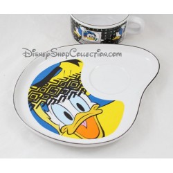 Set plate and bowl STUDIO MOONFLOWER Disney duck Donald