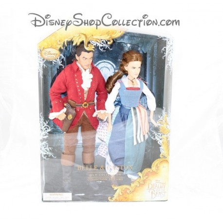 Gaston and Belle doll DISNEY STORE beauty and the beast movie