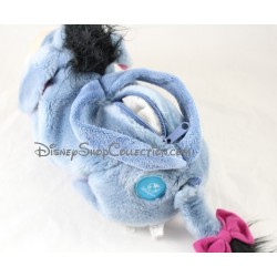 Handbag stuffed donkey Eeyore DISNEY STORE blue mauve 30 cm