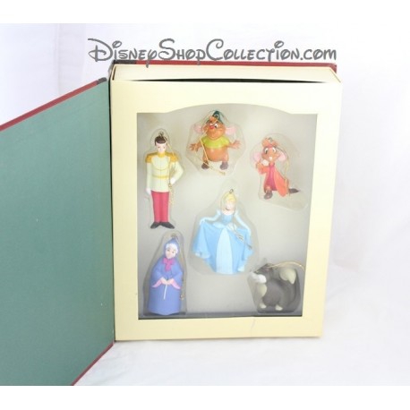 Book Story Book DISNEY Cinderella Storybook 6 ornaments figurines resin 10 cm