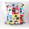 Coussin vintage Mickey Mouse DISNEY carré multi faces Leny Ortis 30 cm 
