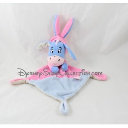Donkey flat comforter Eeyore NICOTOY hood disguised as pink and blue rabbit 29 cm
