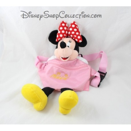 Plush Minnie DISNEYLAND PARIS pink banana bag