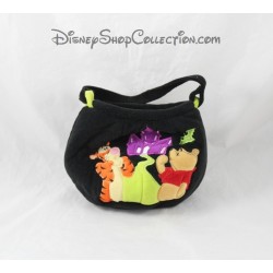 Winnie the Pooh DISNEY STORE halloween black Tigger velvet bag