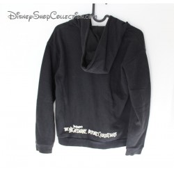 Giacca con zip di Jack Skeletron Disney felpa con cappuccio bianco e nero a 12 anni