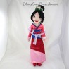 Puppe Plüschige Mulan DISNEY STORE Kleid Rosa Satin Krone rot 54 cm 