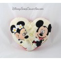 Mickey Minnie DISNEYLAND PARIS cushion alliances heart 20 cm wedding cushion